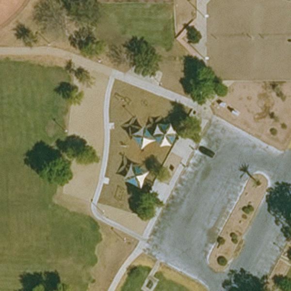 Aerial view of Esteban Park