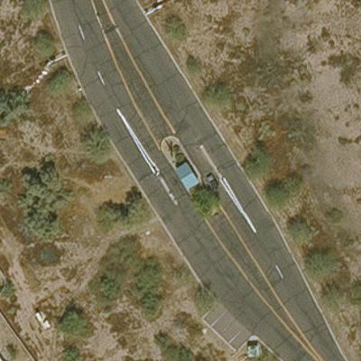 Aerial view of Estrella Park Gate House