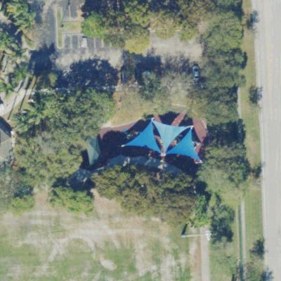 Aerial view of Evelyn Greer Park
