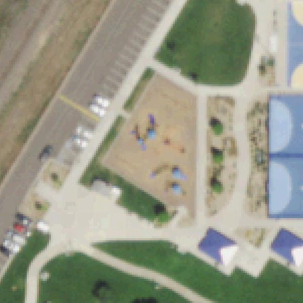 Aerial photo of Fairfax Park