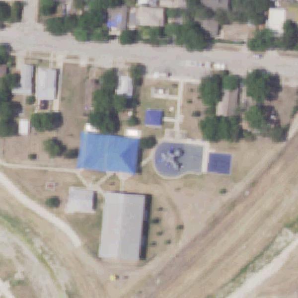 Aerial photo of Farias Park