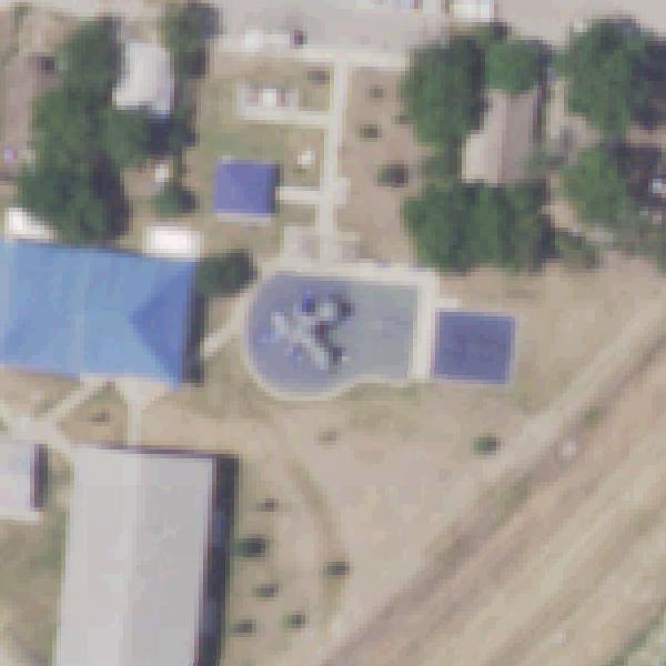 Aerial photo of Farias Playground