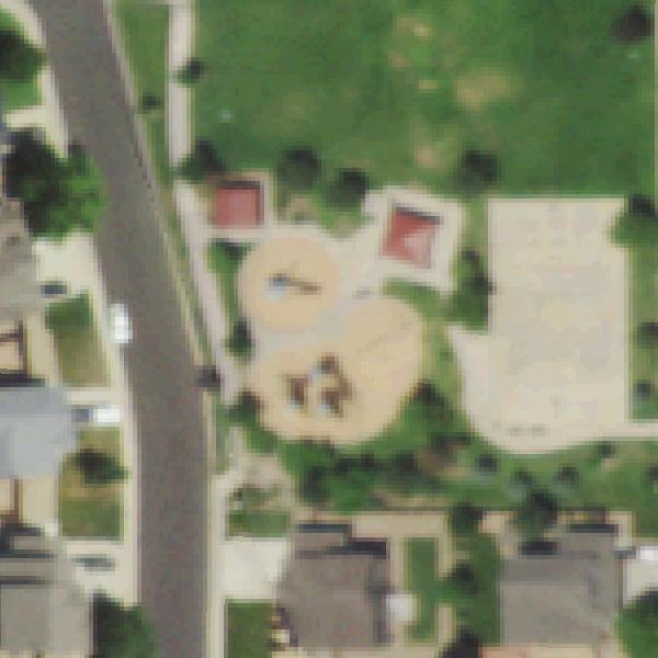 Aerial photo of Farmer's Park