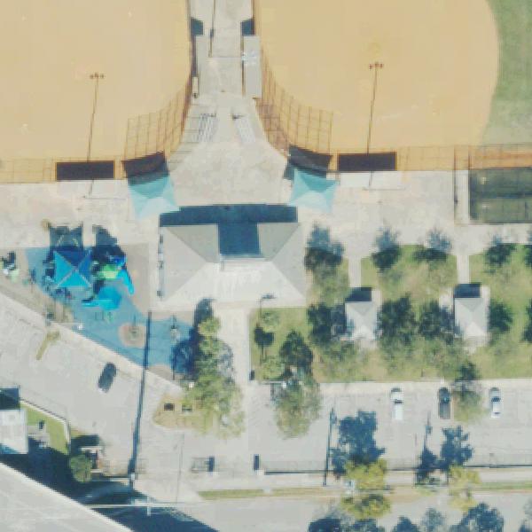 Aerial view of Fern Isle Park