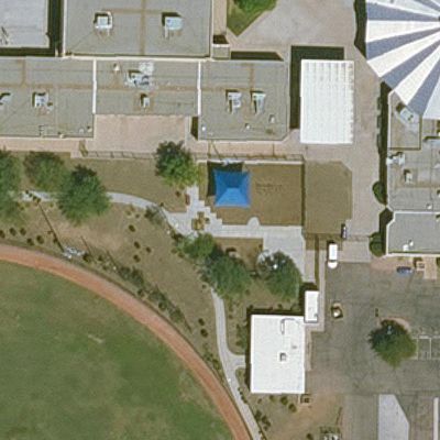 Aerial view of Fiesta Sports Park Playground