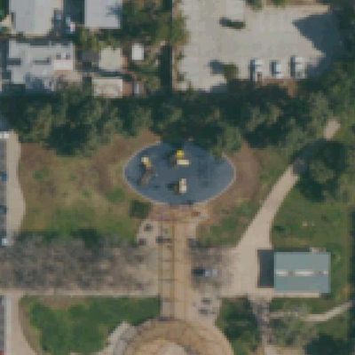 Aerial view of Finley’s Playground