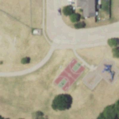 Aerial view of Fish Creek Linear Park West