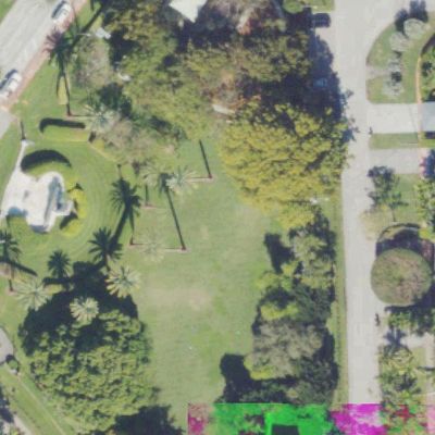 Aerial view of Fisher Park