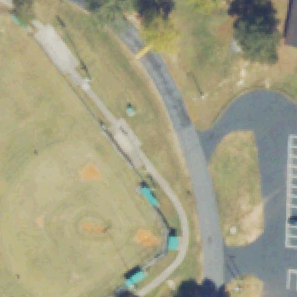 Aerial view of Flat Shoals Park