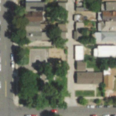 Aerial photo of Flores Park