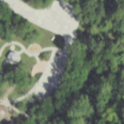 Aerial photo of Flying bridge park