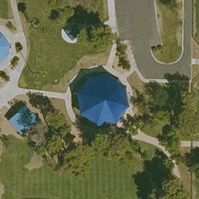 Aerial view of Folley Memorial Park