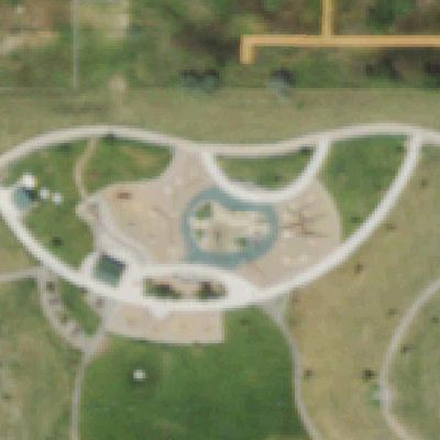 Aerial photo of Footprint Park