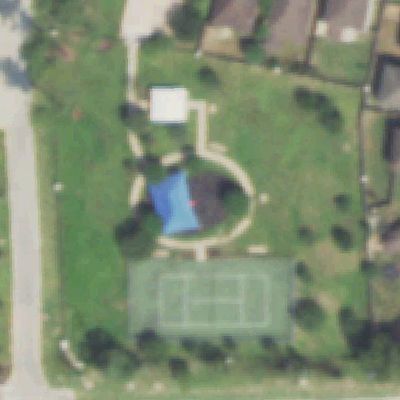 Aerial photo of Forest Ridge Park