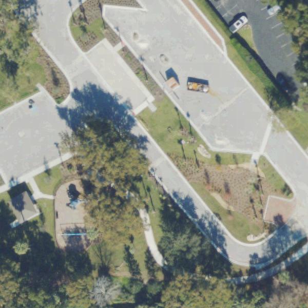 Aerial view of Fort Maitland Park
