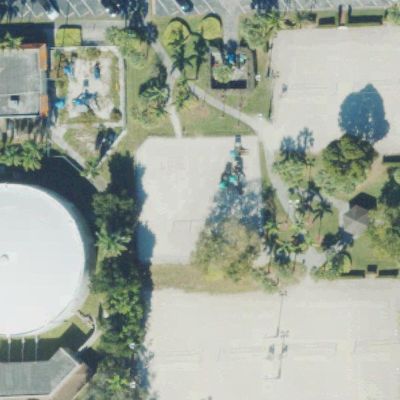 Aerial view of Forzano Park