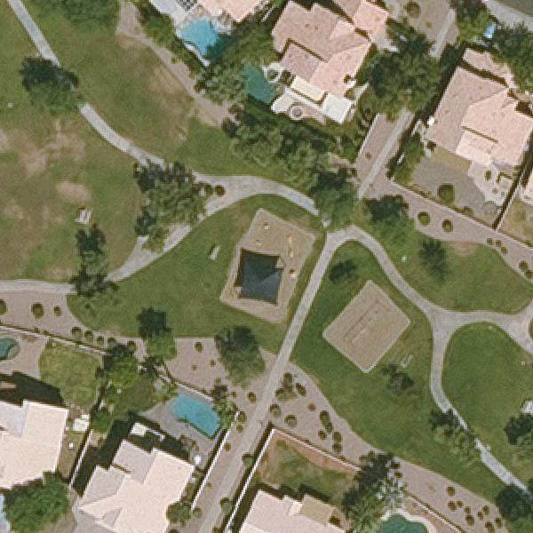Aerial view of Fountain Park