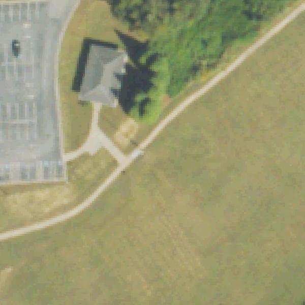 Aerial view of Fowler Field Park