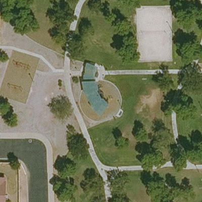 Aerial view of Fox Crossing Park