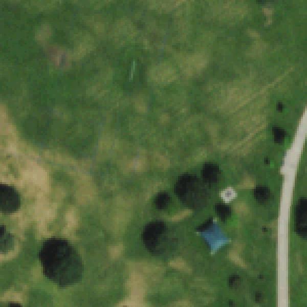 Aerial photo of Frances Weisbart Jacobs Park