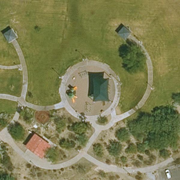 Aerial view of Francisco Highland Park