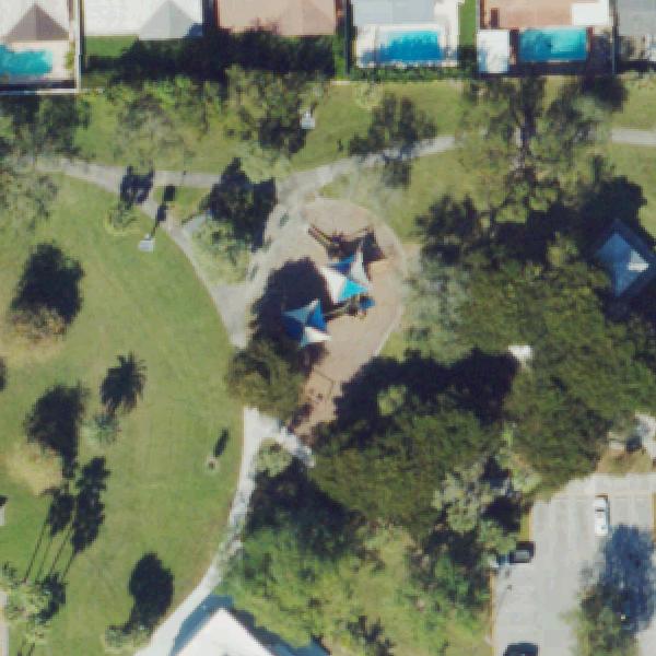 Aerial view of Francisco Human Rights Park