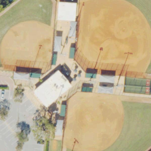 Aerial view of Franjo Park