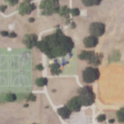 Aerial photo of Frank Tejeda Park
