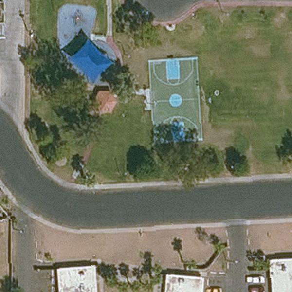 Aerial view of Fred Campbell Park