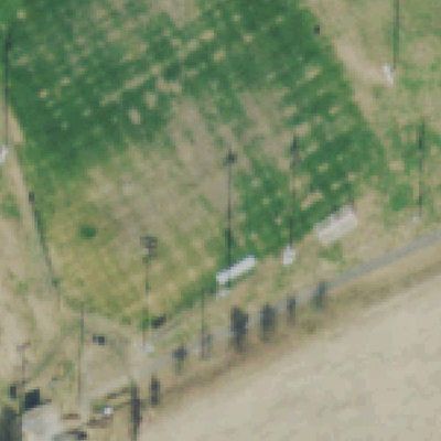 Aerial photo of Frederick Douglass Park