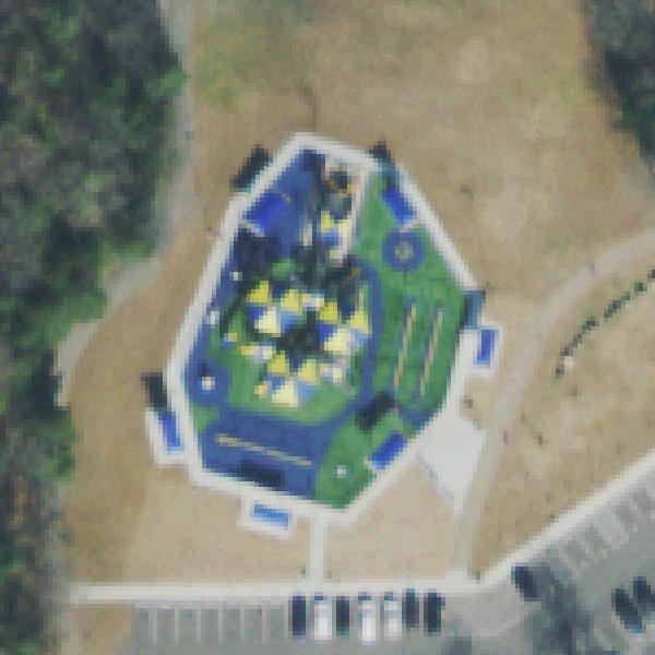 Aerial photo of Freedom Inclusive Playground