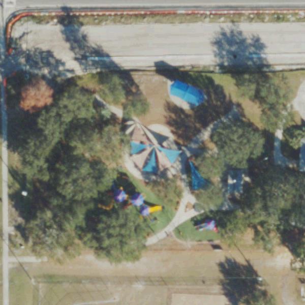 Aerial photo of Friendship Park