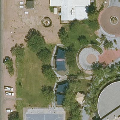 Aerial view of Friendship Park