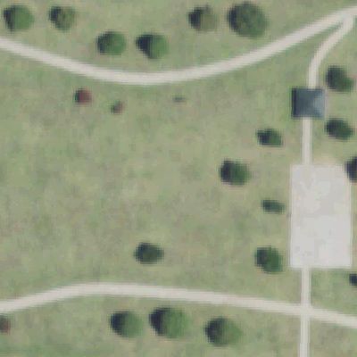 Aerial view of Friendship Park