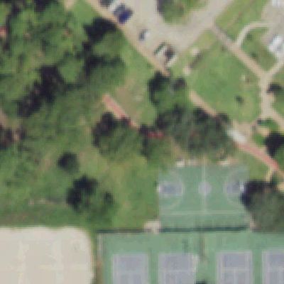 Aerial photo of Friendswood Fairy Trail
