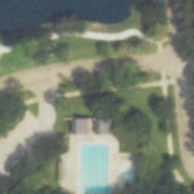 Aerial photo of Frog Park