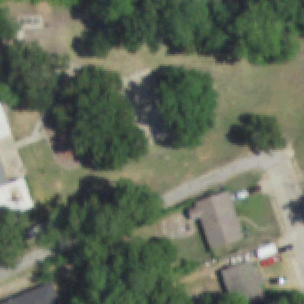 Aerial view of Fruitdale Park