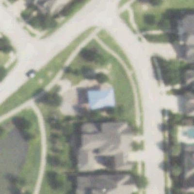 Aerial view of Fully Gated Playground Park