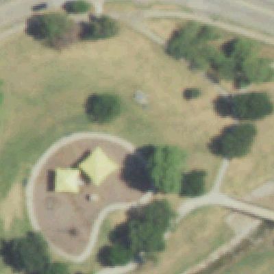 Aerial view of Furneaux Lane Park