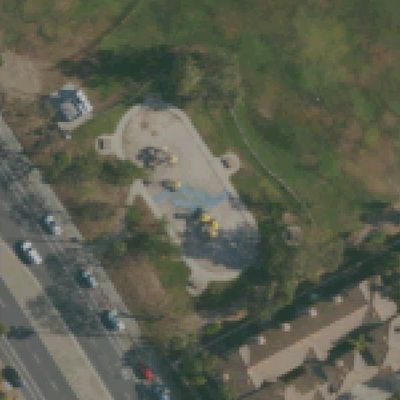 Aerial view of Fury Park
