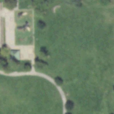 Aerial photo of Gail Reeves Park