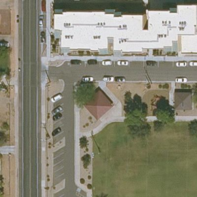 Aerial view of Gaines Park