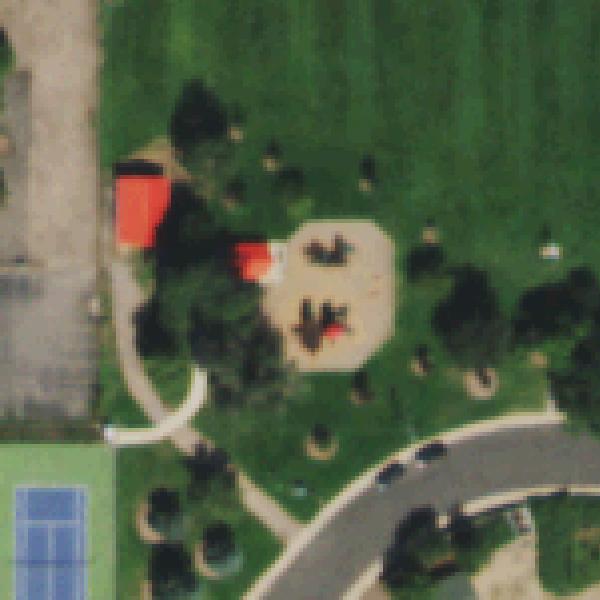 Aerial photo of Gallup Park