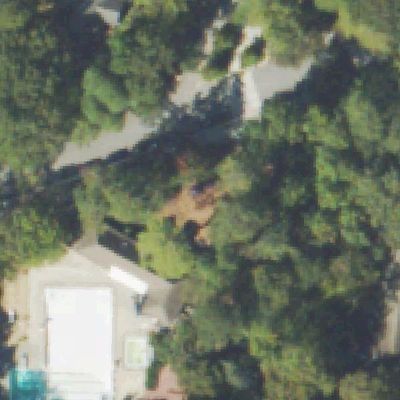 Aerial view of Garden Hills Playground