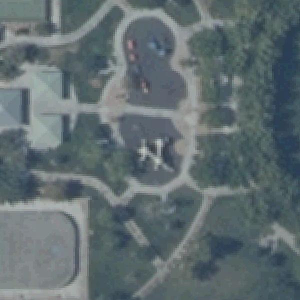 Aerial photo of Gardens Park
