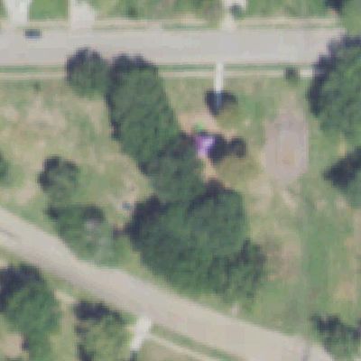 Aerial photo of Gardens Park