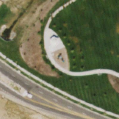 Aerial photo of Garrison Playground