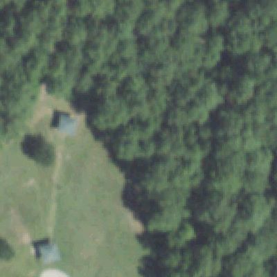 Aerial photo of Gene Green Dog Park