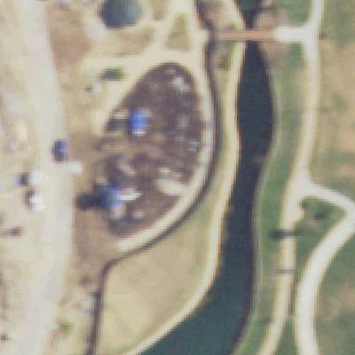 Aerial view of Generations Park Playground