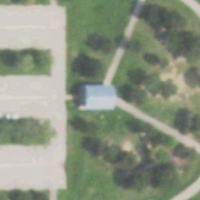 Aerial photo of George Bush Park Pavillions